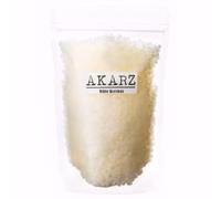 AKARZ 1000g Cera de Abejas Blanca en Perlas Gran Formato 1kg - 100% Pura y Natural para Velas Profesionales y Jabones DIY - Triple Filtrada