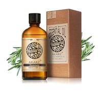 AKARZ Aceite esencial de romero 100ml Aceite esencial de romero natural puro para la fabricación de velas,Productos para el cuidado de la piel DIY Masaje,Relajación de spa en el hogar