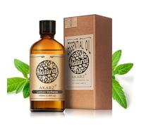 AKARZ Aceite esencial de verbena de limón, 100 ml, aceite de verbena de limón natural puro para la fabricación de velas, productos para el cuidado de la piel DIY masaje, relajación en el spa en el