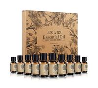 AKARZ Set de 10 Aceites Esenciales, 10x10ml para Difusor y Hogar - Colección Top Ventas para Velas y Jabones - Kit de Regalo