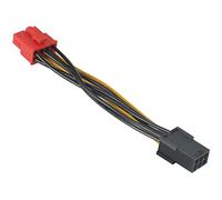 Akasa Accesorios PC y Portátiles Marca Modelo 6-Pin PCIe zu 8-Pin PCIe - Adapter-Kabel