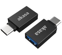 AKASA Adaptador USB 3.2 Gen 2 USB-C a USB-A, Pack de 2