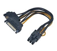 AKasa AK AK-Cbpw13 - Adaptador de SATA a PCIe, 15", color negro