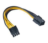 Akasa AK-CB051 - Cable alimentación PCIe (6-pin PCIe/ 8-pin ATX, 12 V, 0.15 m)