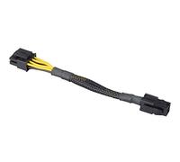 Akasa AK-CBPW10-15BK - Cable Adaptador (4-pin/8-pin ATX, 0.15 m), Color Negro