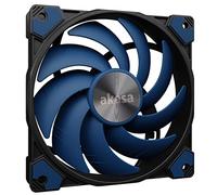 Akasa Alucia SC14 | Ventilador de chasis de alto flujo de aire de 140 mm | Hasta 1800 rpm | Ventilador de caja PWM de 140 mm | Almohadillas antivibración | AK-FN118
