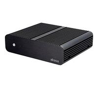 Akasa - Euler - Caja de Ordenador (pc, Aluminio, Thin Mini-itx, Externo, 6, 35 cm (2.5"), 22,8 cm) Negro