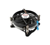 Akasa KS12 - Disipador de Perfil Bajo 31,8 mm - Disipador de CPU PWM - Bajo Ruido - 65 W TDP - Optimizado para