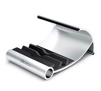 Akasa Leo AK-NC054-BK - Soporte para tablet (aluminio, antideslizante, protección contra arañazos, color negro)