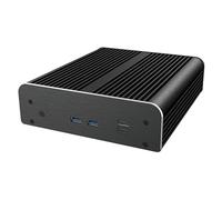Akasa Newton RC, diseñado para ASUS NUC 14/15 Pro (Revel Canyon/Cyber Canyon) Core i3 y Core i5/i7 con vPro, carcasa silenciosa de aluminio mini sin ventilador, compatible con SATA HDD/SSD de 2.5