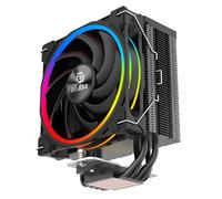 Akasa SOHO H4 Plus, enfriador de CPU RGB direccionable, TDP185W, soporta Intel LGA 1700/115x/1200/20XX y AMD AM4 Ryzen, ventilador PWM de 120 mm, AK-CC4022HP01
