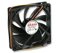 AKASA Ventilador para PC 12V DC 3 Pines, 120mm, Control Térmico Automático