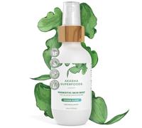 Akasha - Bruma prebiótica para la piel, 113.4 g, bruma facial orgánica con extracto de algas marinas, spray facial para restaurar naturalmente el microbioma de la piel, ayuda al acné, la psoriasis y