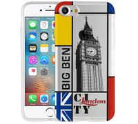 Akashi Carcasa para iPhone 7 / 8 con BigBen, Transparente