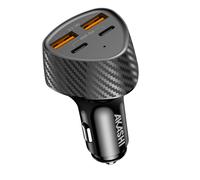 Akashi, Cargador de coche de carga rápida 50W 2x USB-C / 2x USB Power Delivery
