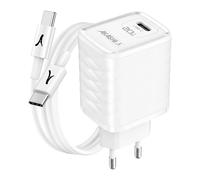 Akashi Cargador de Red USB-C 20W Power Delivery con Cable 1m,