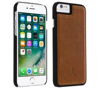 Akashi Funda de Piel Genuina Camel para iPhone 6/6S/7/8