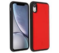 Akashi Funda de Piel Genuina Roja para iPhone XR