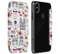 Akashi Funda Libro París para iPhone X/XS