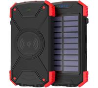 AKASHI ALTPB10WIRLSOLAR / Powerbank 10.000mAh solar + linterna