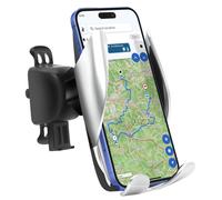 Akashi Soporte Coche Teléfono hasta 6,9"15W, / Plata