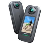 AKASO 360 Cámara de acción 360, Sensor de 1/2", 5.7K 360, Fotos 72MP, Pantalla táctil de 2.29" Cámara Deportiva 360 Resistente al Agua, Estabilización, para Deportes