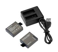 AKASO Baterías con Cargador para cámara Deportiva EK7000/EK7000 Pro/Brave 4
