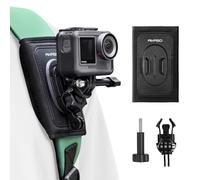 AKASO Clip de hombro a banda para mochila, soporte de liberación rápida y cabeza articulada, compatible con GoPro Max 13/12/11, Insta360 X5/X4, DJI Action Accesorio para cámara de acción