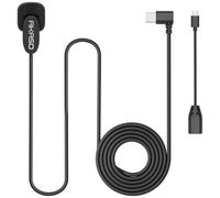 AKASO - Micrófono Externo EK7000, V50X, EK7000 Pro, Brave 4, Brave 4 Pro, V50 Elite cámara Deportiva y un Cable Adaptador de 10 cm de Micro USB Macho a Tipo C Hembra (Tipo C+Mirco USB)