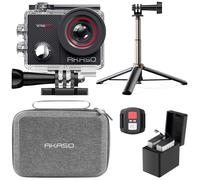 AKASO Pack de Creador EK7000 Pro Cámara Deportiva 4K 20MP Cámara de Acción | Camara Acuatica Sumergible con 60CM Palo Selfie, Bolsa de Almacenamiento, 2 Baterías, para Senderismo/esquí/a diario