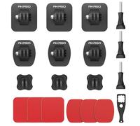 AKASO Soporte adhesivo para casco GoPro Hero 13/12/11/10/9/8/7/6, DJI Osmo, Insta360 Action Cam