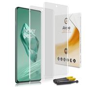 Akcoo Protector de pantalla mate para OnePlus 12, vidrio templado UV [2 unidades), antirreflejos, antihuellas, sensible al tacto, cobertura de borde a borde, resistente a los arañazos 9H
