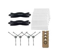 akddaf 16 filtros de Cepillo Lateral, Compatible for el Kit Bolsa Principal for aspiradora robótica L50 SES L60 y Cabezal de Cepillo para aspiradora robótica