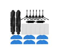akddaf Cepillo Lateral Principal de vacío, Compatible with Polaris PVCR 6001 IQ Home Aqua Beko VRR80214VB VRR94314VB Robot Filtro fregona cepillos y Filtro de aspiradora