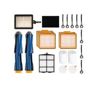 akddaf Cepillos Laterales y filtros, Compatible for Shark, AI AV2501S, AV2501AE, RV2502AE, RV2520AOUS Cabezal de Cepillo para aspiradora robótica