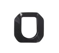 akddaf Embellecedor de panel central coche, Compatible for Land Rover Range Evoque 2012-2017 cubierta de la consola de cambios(Carbon Fiber)