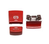 akddaf Interruptor freno mano electrónico, Compatible for BMW 5 6 7 X3 X4 X5 X6 F01 F02 F07 F10 F06 F25 F26 F15 F16 interruptor del controlador de freno eléctrico(Model B-Red Set)