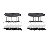 akddaf Juego de 2 filtros Cepillo Lateral, Compatible for el Kit Repuesto Rodillos for aspiradora robótica Osoji 950 Cabezal de Cepillo para aspiradora robótica