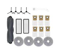akddaf Kit de Filtro Cepillo Lateral, Compatible for aspiradora Dreame L20 Ultra L30, paño fregado Principal Cabezal de Cepillo para aspiradora robótica