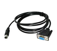 AKDDNZX CABLE ADAPTADOR DE COMUNICACIÓN for PROGRAMACIÓN DE CONEXIÓN D-SUB HEMBRA DE 9 PINES A CONEXIÓN MINI DIN MACHO DE 8 PINES(3 metres)