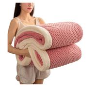 AKDJGFP Manta Sofa Manta Gruesa de Terciopelo con Letras en Relieve for Invierno, tamaño Queen, for Cama Doble, acogedora y cálida, for sofá(Pink,120x200cm)