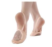 AKDJGFP Zapatillas De Media Suela para Ballet Zapatilla de Ballet de Media Suela for Gimnasia rítmica, con Tira elástica(Light Pink,Women_40-41)