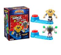 Akedo-Krieger Drillborg v Alphawolf-Figuras de acción de Batalla de los Guerreros de Arcade definitivas, Listas para Luchar, atacar Dividido, Individual, Color vs (Moose Toys 15152)