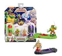 AKEDO Legends of Tortugas Ninja Mutantes Adolescentes. Mini Guerreros de Batalla contra Paquete Raphael Vs Krang con 2 Figuras, 1 Manual de Instrucciones (Idioma español no garantizado), 2