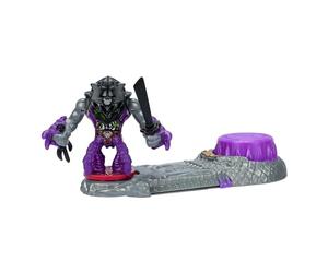 Akedo Leyendas Ninja Bosses, Weaver, Figura de Luchador de 7,6 cm con Ataque 360°, Armadura de Doble Golpe Que se Quita Sola, 4 Boss Ninjas para coleccionar y Hacer Que se enfrente