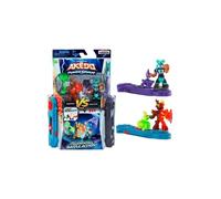 Akedo Leyendas Powerstorm - Caja de Duelo para 2 Combatientes en Miniatura y 2 mandos de Combate Burndown VS Shred Head