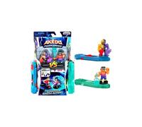 Akedo Leyendas Powerstorm - Caja de Duelo para 2 Combatientes en Miniatura y 2 mandos de Combate Buster Splits VS Sweatstain