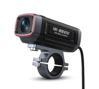 AKEEYO -710lite EIS - Cámara de Motocicleta 4K28FPS 20MP WiFi, cámara para salpicadero de Motocicleta, IP66 Ultra HD, Impermeable, visión Nocturna de Gran Angular de 142°, Tarjeta de 64 GB, Sensor G