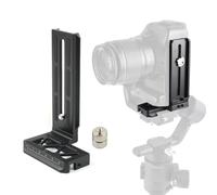 Akeipho Soporte vertical en L para DJI Ronin SC, placa de liberación rápida de cámara de aluminio para estabilizador de cardán Ronin SC, cámara DSLR, trípode, monopié