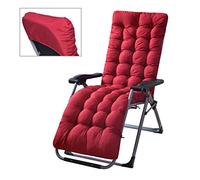 Akemaio Patio Chaise Lounge Cojines Soft Sun Lounger Cojines Pad Lounge Chair Cojín para Viajes Vacaciones Interior al Aire Libre